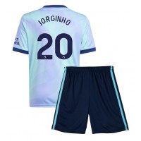 Camiseta Arsenal Jorginho Frello #20 Tercera Equipación Replica 2024-25 para niños mangas cortas (+ Pantalones cortos)